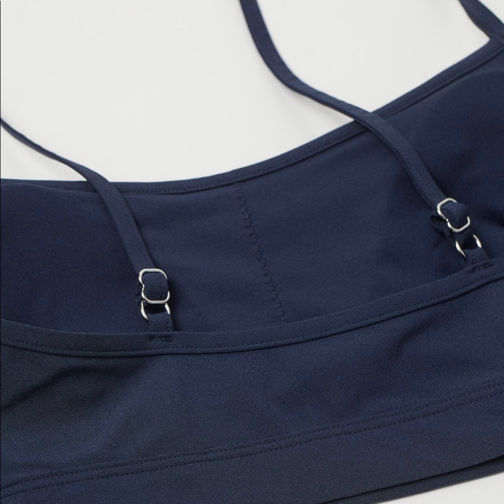 Navy Swimsuit Top